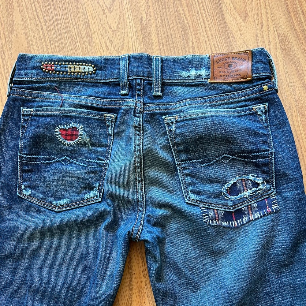 Lucky Brand Jeans Zoe Straight Low-Rise Slim Fit - Picture 9 of 11